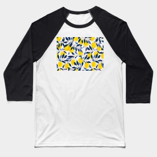 Lemon Tree Flowers Baseball T-Shirt